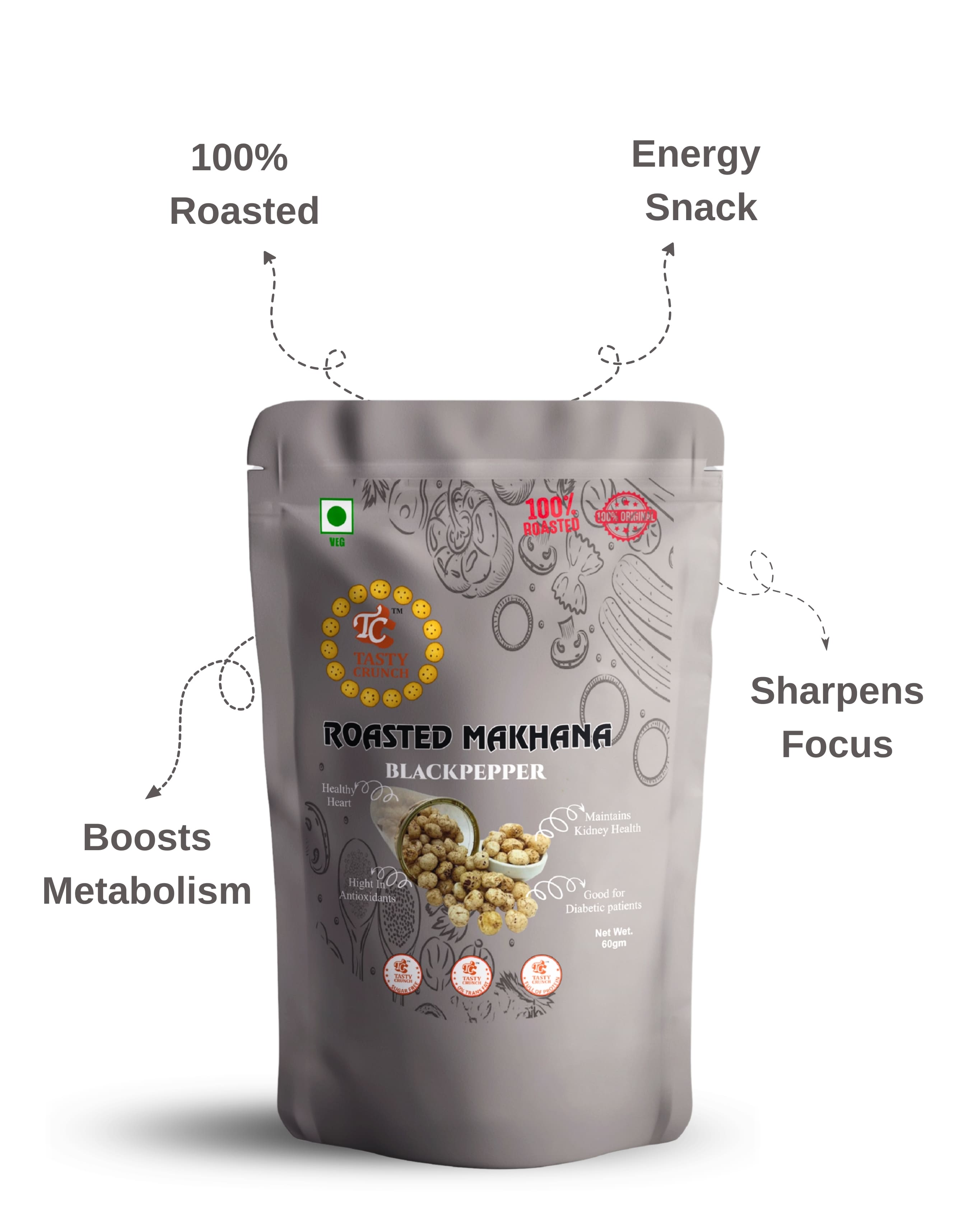 Black Pepper Makhana