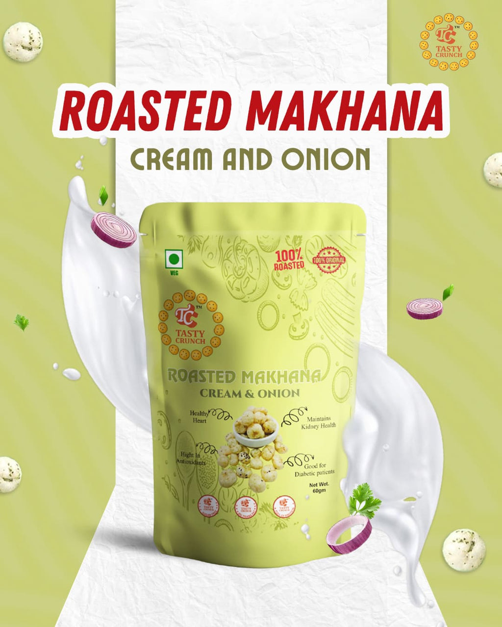 Cream & Onion Makhana