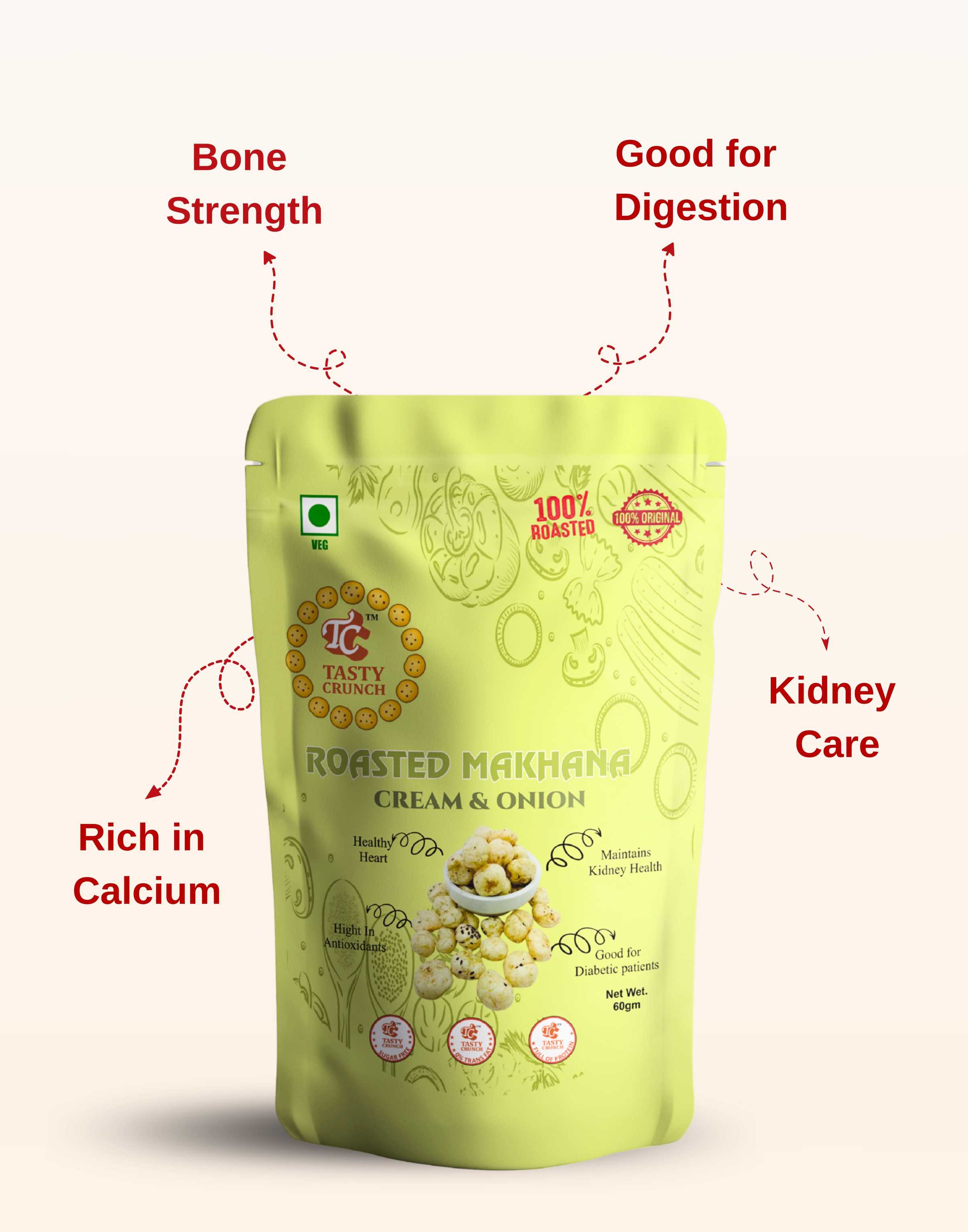 Cream & Onion Makhana