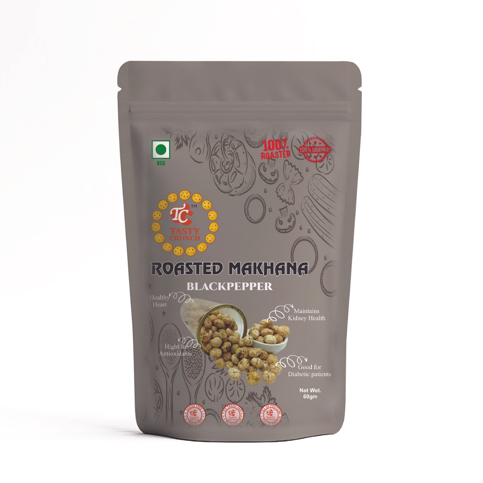Black Pepper Makhana