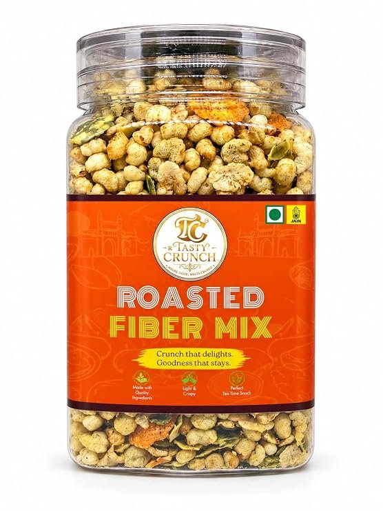 Tasty Crunch Roasted Fiber Mix Jowar Bajra Snack Mix 150 g
