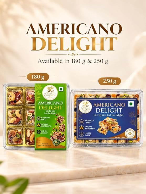 Tasty Crunch Americano Delight Dried Fruits & Nuts Sweet 180g gallery image