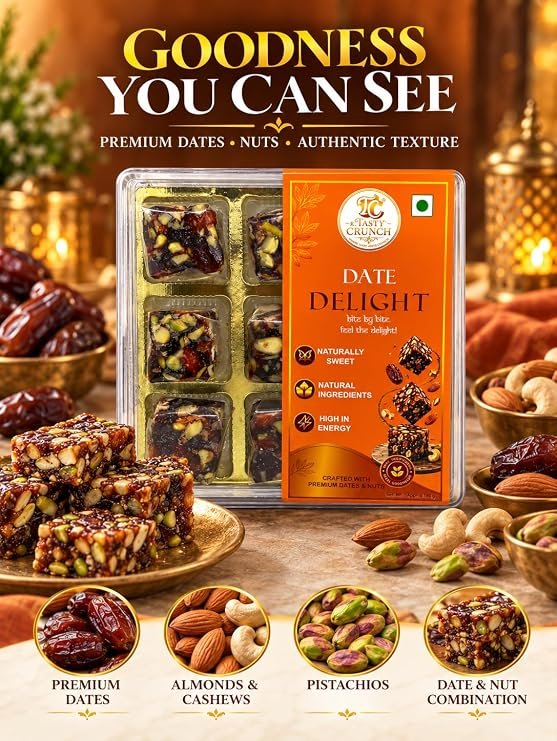 Tasty Crunch Date Delight Dates & Nuts Dry Fruit Sweet 180 g gallery image