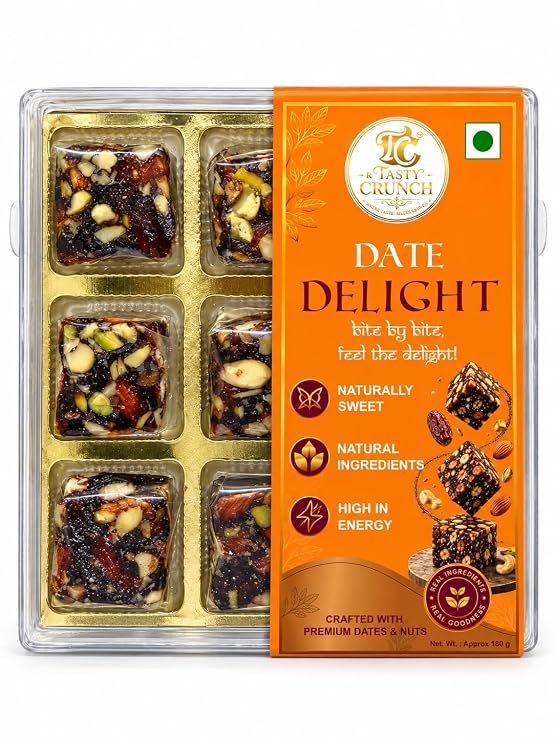 Tasty Crunch Date Delight Dates & Nuts Dry Fruit Sweet 180 g gallery image