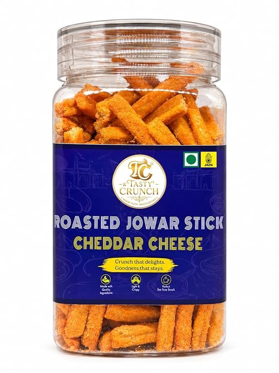 Tasty Crunch Roasted Jowar Sticks Cheddar Cheese 100 g